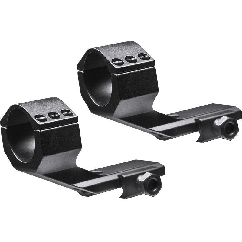 Barska Cantilever Scope Mount Rings 30mm and 1 Inch Inserts Forward Offset Picatinny Weaver Mount with T6 Aluminum Construction