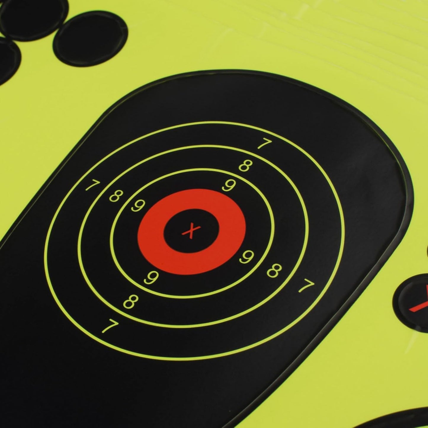 Silhouette Splatter Targets - 12x18 Inch for BB Guns & Airguns | Bright Burst Visibility - 10 Pack
