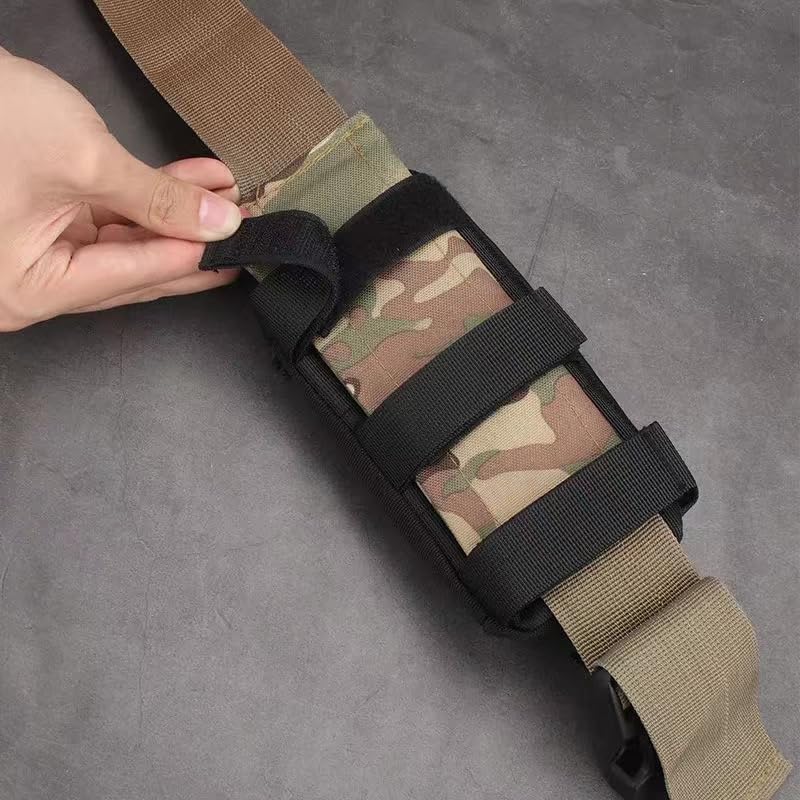 Mini Tactical Molle Pouch - Compact Accessory Bag - Black
