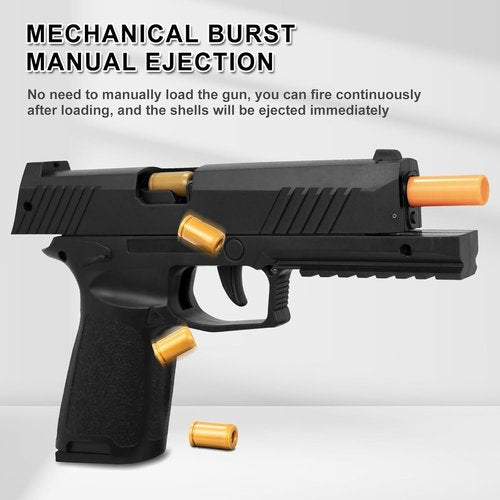 Foam Blaster Toy Gun - Shell Ejecting Soft Bullet Pistol with 2 Magazines & 40 Bullets | Perfect Birthday Gift for Kids 8+