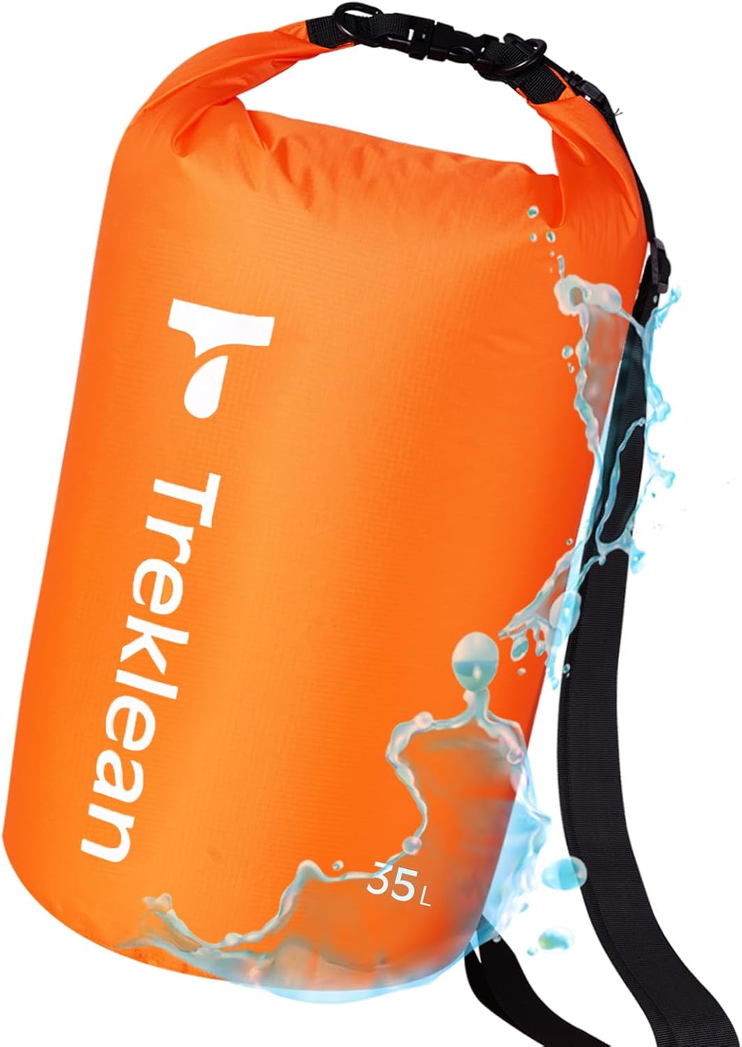Skiennix Waterproof Dry Bag - Lightweight Floating Roll Top Sack for Kayaking, Camping & Fishing
