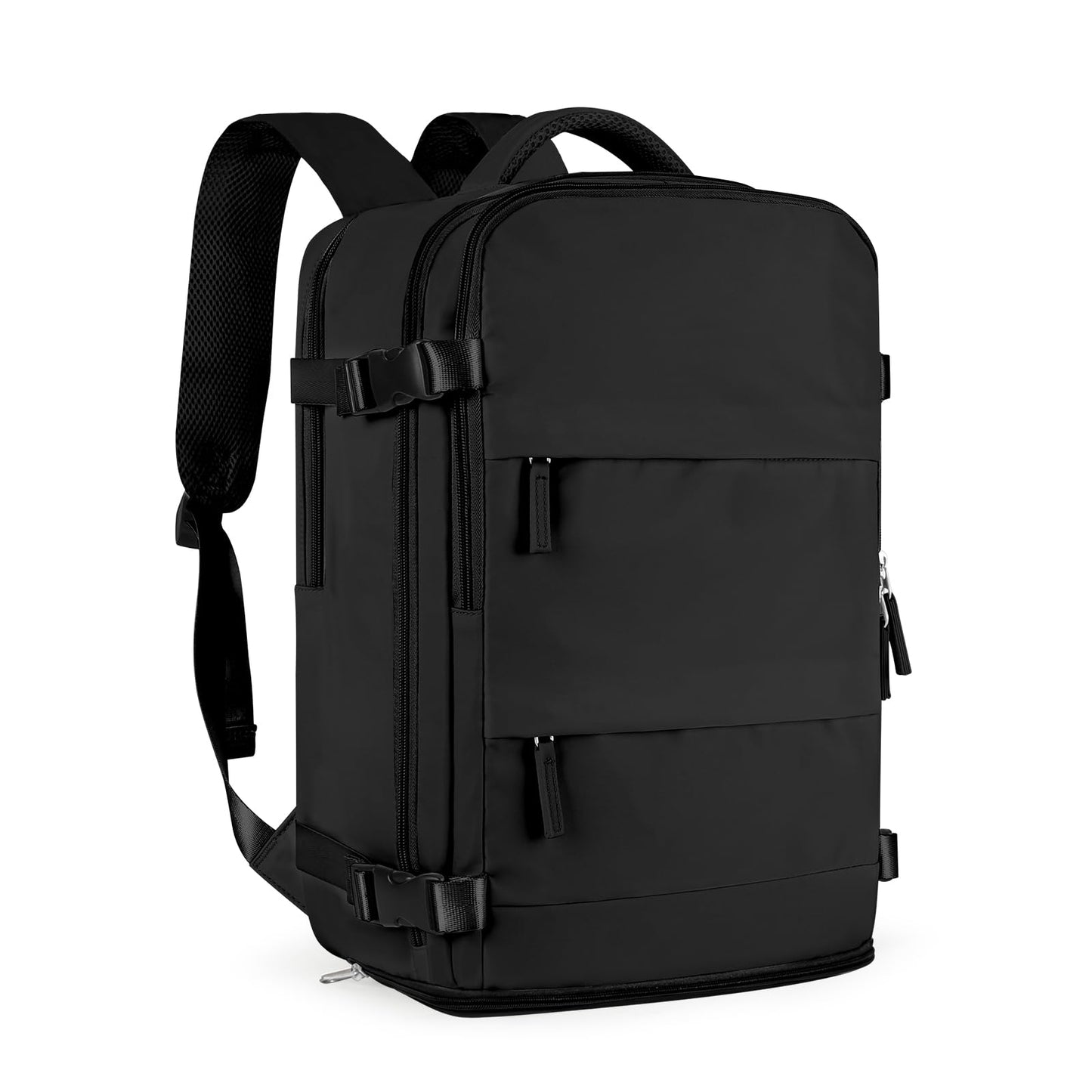 coofay Large Black Travel Backpack For Women Men Airline Approved Carry On Backpack Flight Approved Waterproof Sports Luggage Backpacks Casual Daypack Small Hiking Backpacks