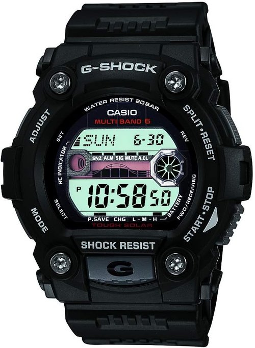 Casio G-Shock Men's GW-7900-1CR Digital Quartz Watch - Durable Black Design
