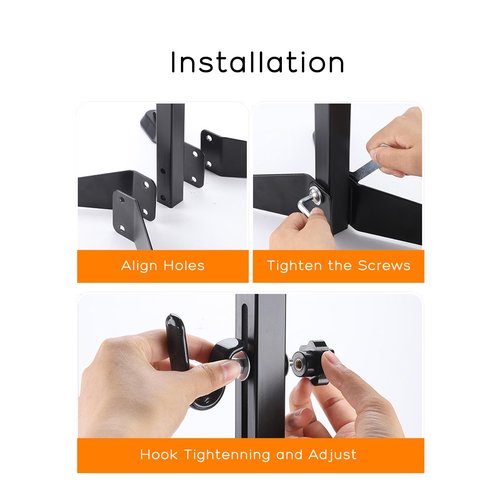 Rishaca Bike Stand Floor, Seat Stay and Chain Stay Support Bicycle Stand Rack, Bike Stands for Indoor Storage
