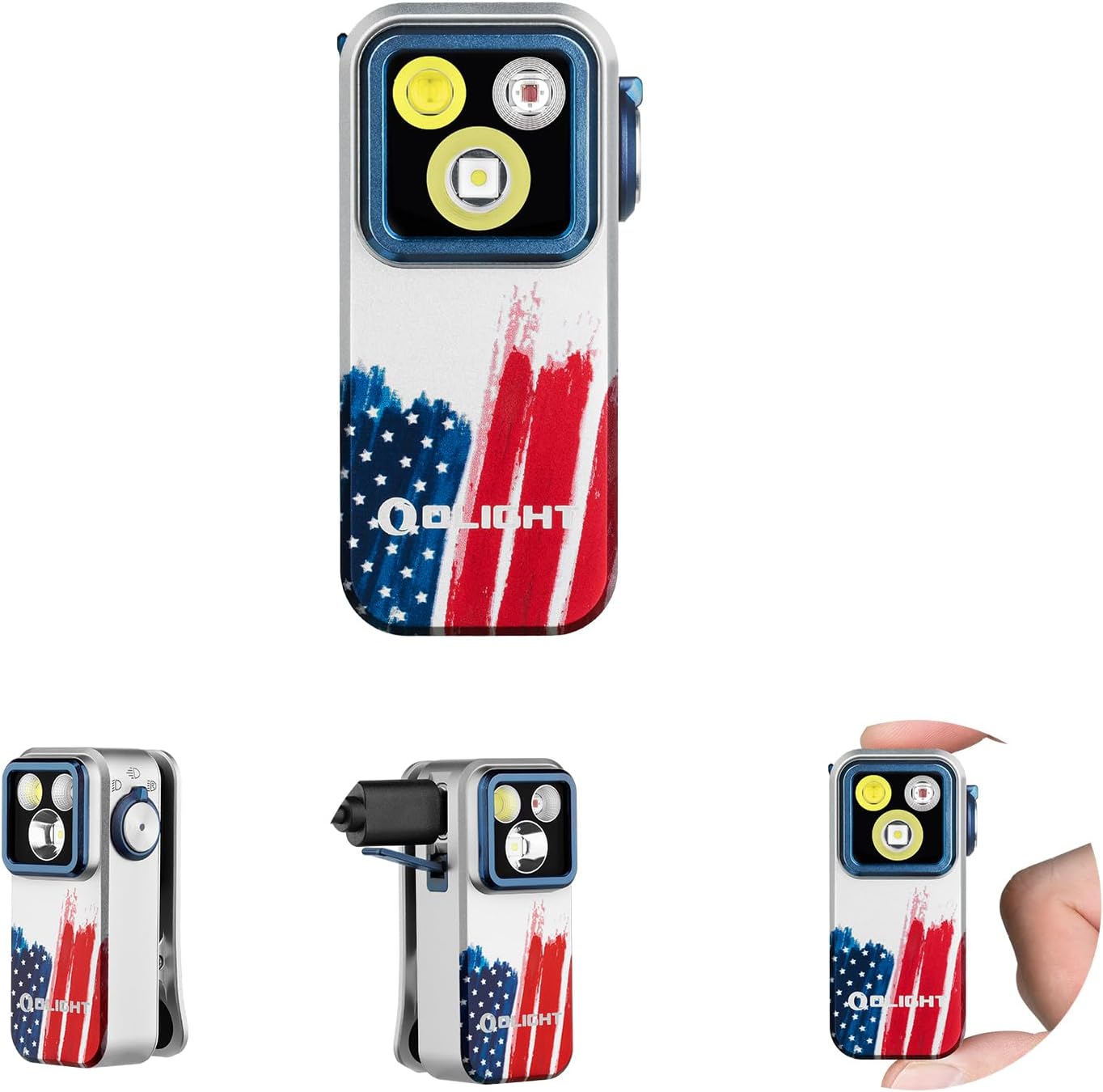 OLIGHT Oclip Pro Rechargeable EDC Flashlight - 500 Lumens, Magnetic Clip-On Light for Outdoor & Indoor Use