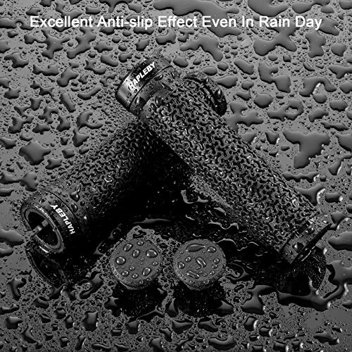 Premium Lock-On Bicycle Handlebar Grips - 5.2 Inch Anti-Slip, 2PCS