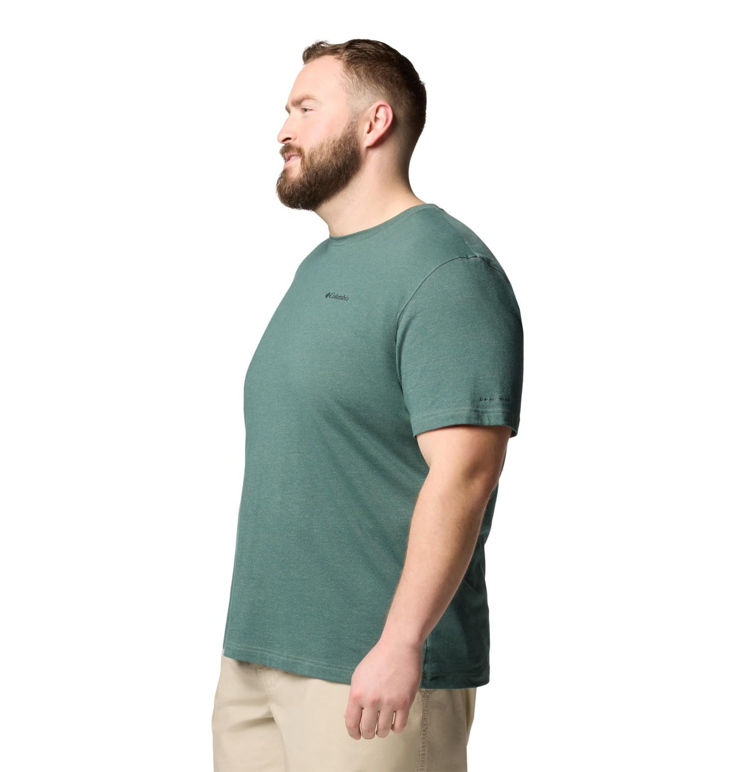 Columbia Mens Thistletown Hills Short Sleeve T-Shirt, Stone Green Heather, 5X