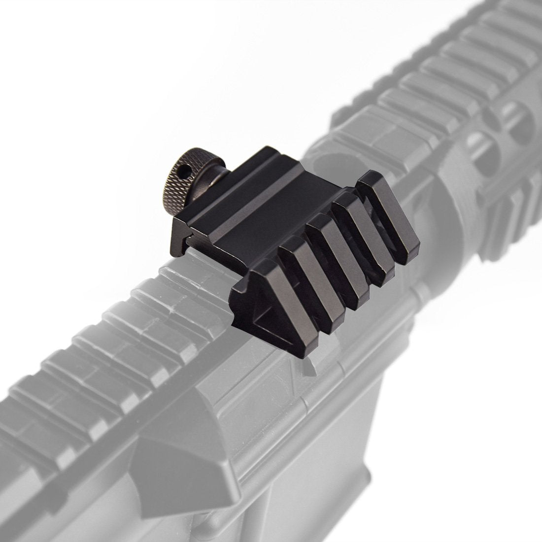 Marmot 45 Degree Rail Mount 4 Slots Picatinny Weaver Rail for Flashlights Laser Red Dot Sight Optics,3 Units in Pack