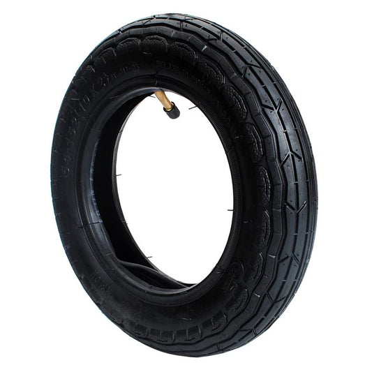 Small Electric Scooter 54-152 10x2 10" Tyre Tire + Tube with Angled Stem for Smart Self Balancing 2-wheel Scooter Folding Electric Bicycle