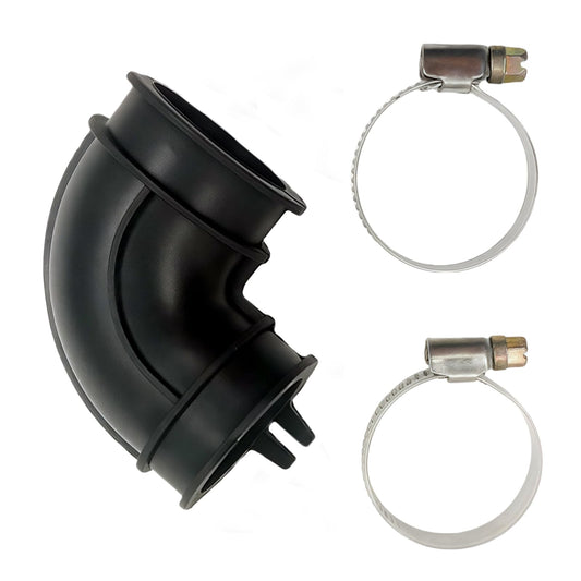 Upgrade WD24X33918 compatibility WD19X25460, WD19X25700 Dishwasher Circulation Pump To Sump Elbow Hose and Clamps Kit Includes Two Clamps For some GE dishwasher