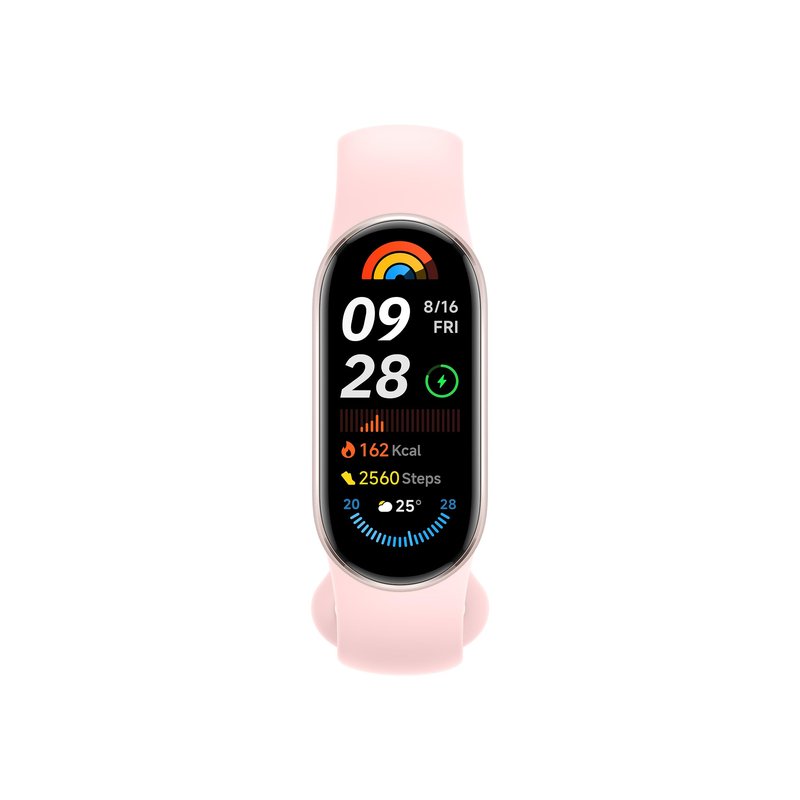 XIAOMI Smart Band 9 Global Version (2024) 1.62" Amoled Display | 233 mAh Battery | up to 21 Days of Battery Life | Over 150 Workout Modes | BT 5.4 | 50M Water Resistant - Mystic Rose