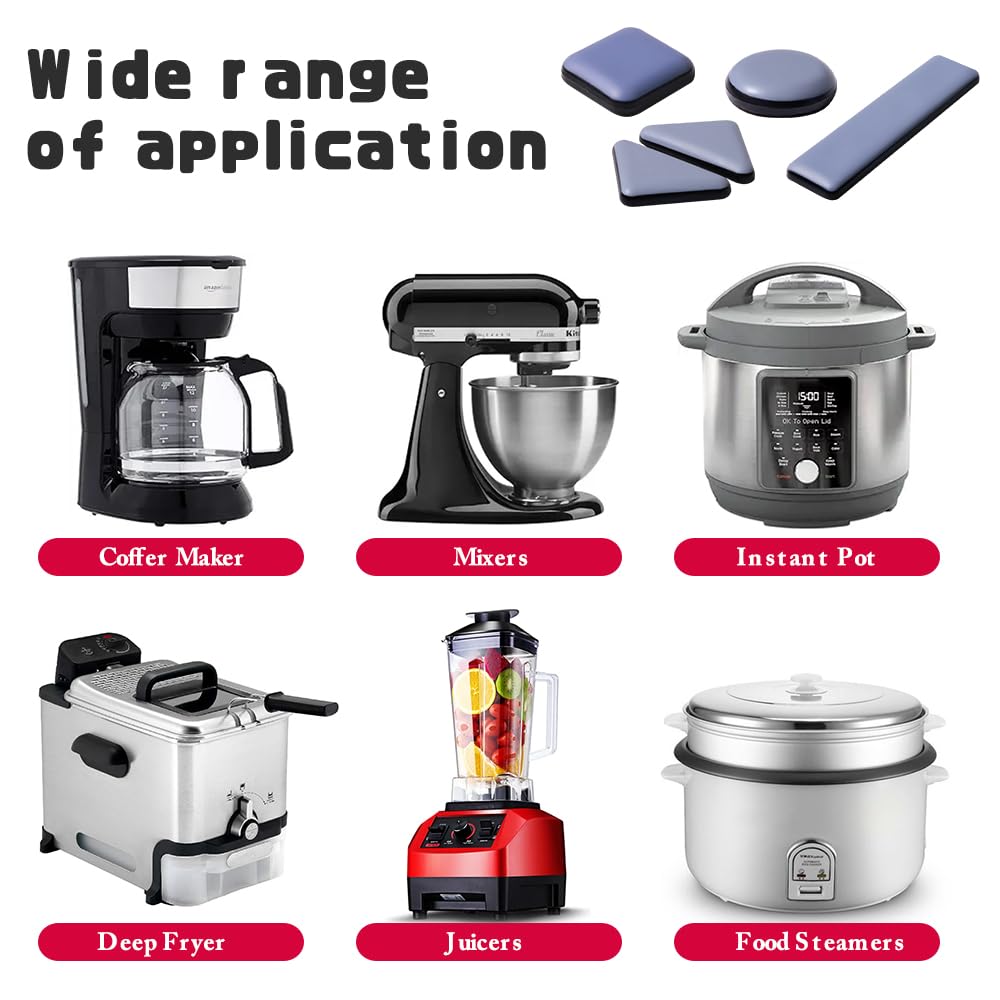 Furniture Sliders for Carpet and Hardwood Floors Adhesive Furniture Glides Sliders，Self-Stick (Teflon) Furniture Sliders Pad (8, rectangle25*100mm)