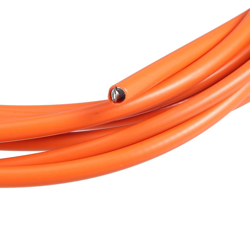 X AUTOHAUX 1 Set Universal Bicycle Shift Derailleur Cable and Brake Cable Kit for Bicycle Mountain Road Bike Orange