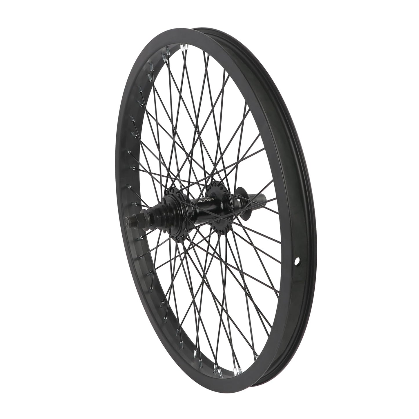 cubsala BMX Wheel 20 x 1.75 48H, Yaphet Rear Wheel with M14 Axle and 9 Teeth Sprocket, Black
