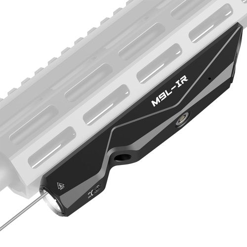 Votatu M9L-IR Infrared Flashlight Laser Combo Compatible with M-Lok Rail Surface, Tactical IR Illuminator and IR Laser Sight, Strobe Function, IIIA Class Laser Output ≤5mw