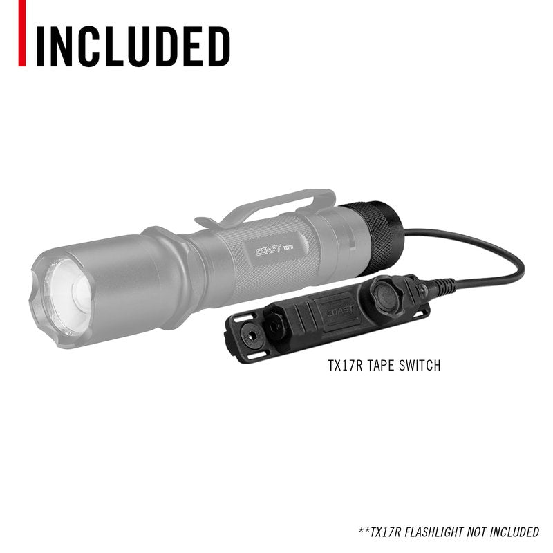 Coast Remote Switch for The TX17R Tactical Flashlight Remote Switch Only