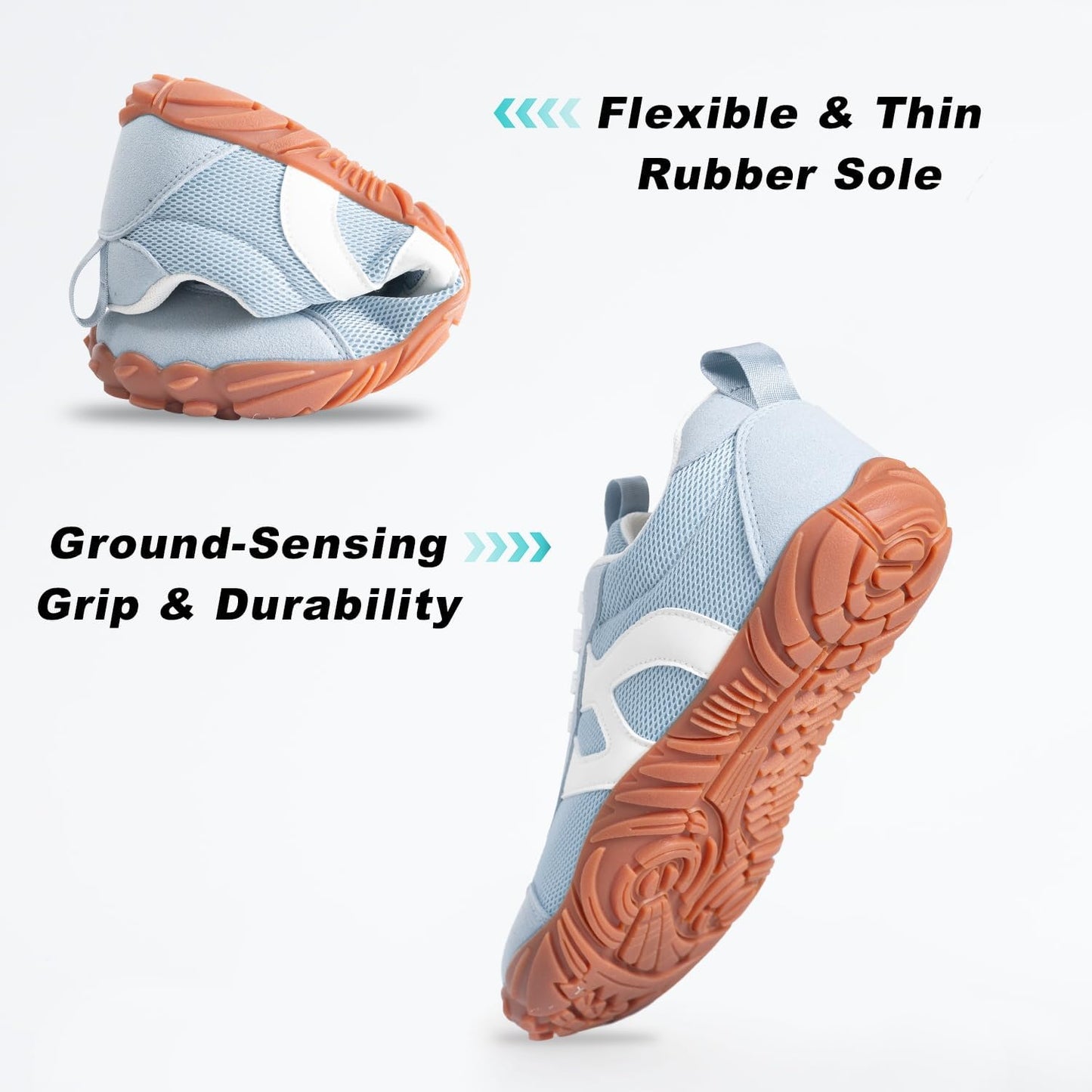 Skiennix Barefoot Shoes - Minimalist Trail Running Sneakers for Men & Women | Wide Toe Box Design