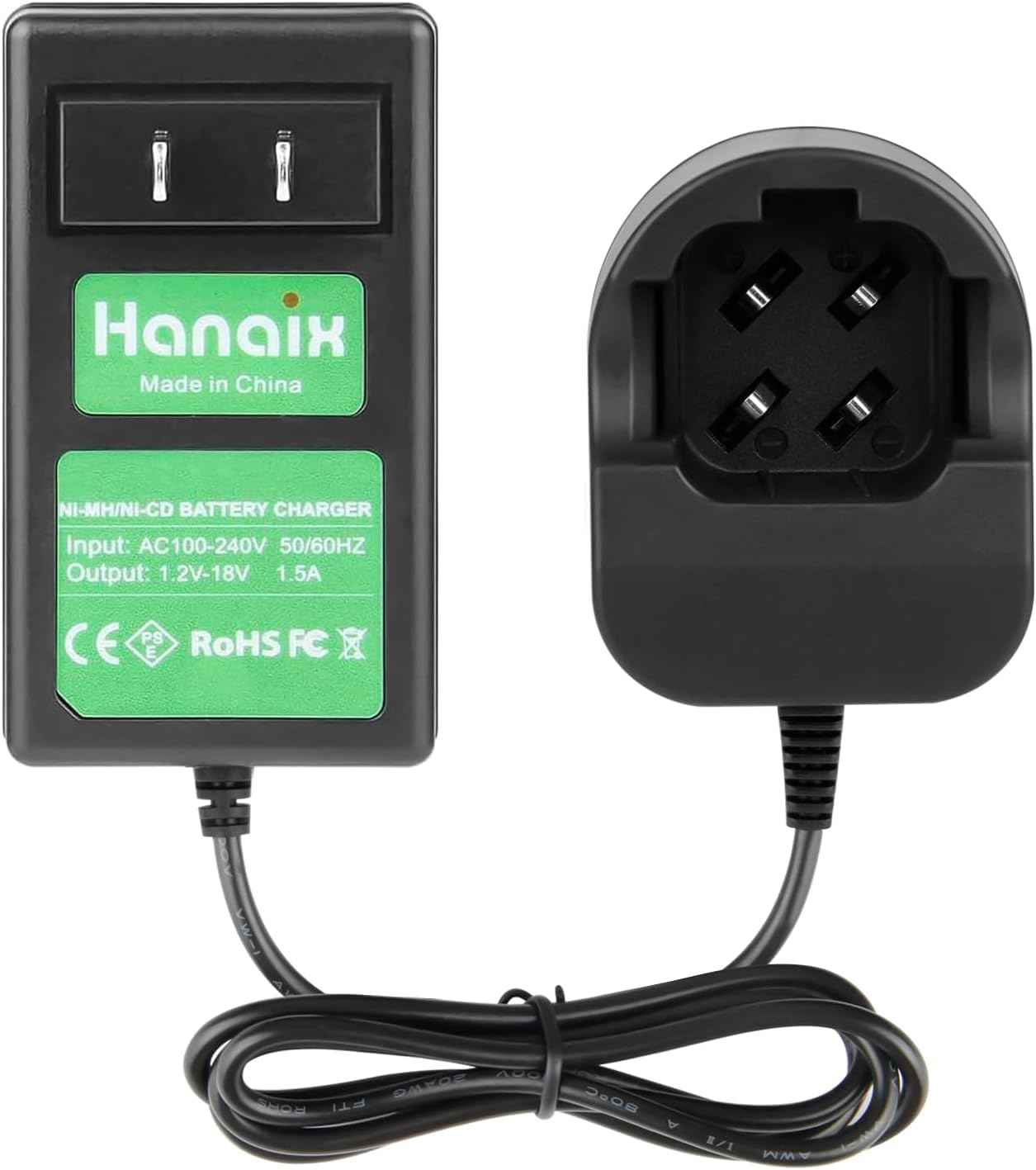Hanaix 7.2V Max Ni-MH Charger Fit for Dremel 7700-01 7700-02 and Compatible with Dremel Battery 5000 755-01 757-01 7300 New