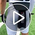 Football Towel - Cotton Quarterback Towel with Hook & Loop Closure - Momma Black