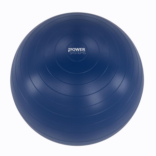 Power Systems Versa Ball Pro Stability Ball - Large Gym, Chair or Birthing Ball (Navy, 55cm)