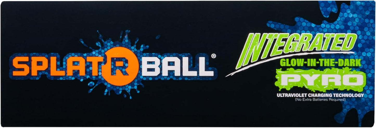 SplatRball Gel Ball Blaster Kit - Glow-in-the-Dark Water Bead Shooter | Shoots Up to 225 FPS
