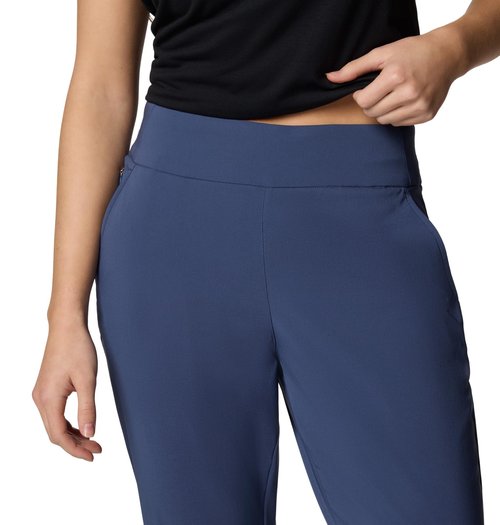 Columbia Womens All Seasons Bootcut Pant, Nocturnal, Medium Short