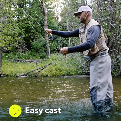 Weight Forward Floating Fly Fishing Line - WF4F 100FT - Fluo Yellow
