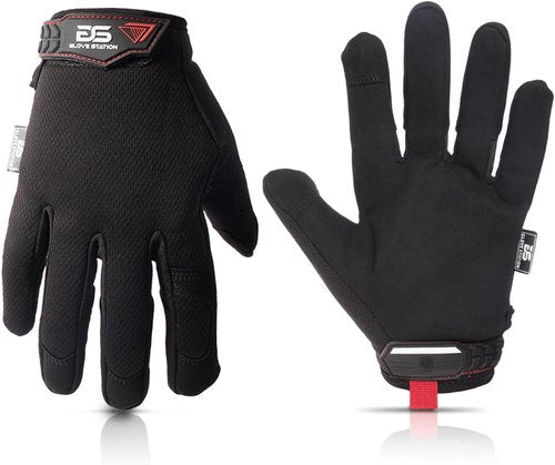 Glove Station Heavy Duty Mechanic Work Gloves for Men - Essential Series, Durable & Comfortable