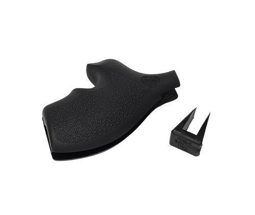 Hogue OverMolded Nylon Grip for S&W J-Frame Round Butt, Black - 60100