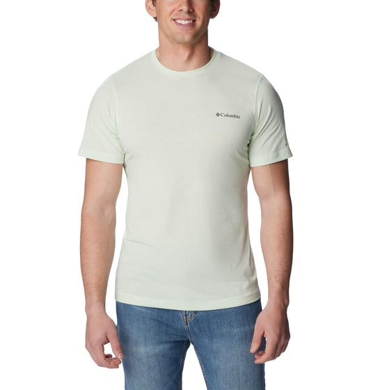 Columbia Men's Thistletown Hills Short Sleeve, Ice Green Heather, Small