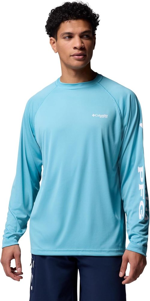 Columbia Men's PFG Terminal Tackle Long Sleeve Fishing Shirt - Quick-Dry Fabric, Lightweight