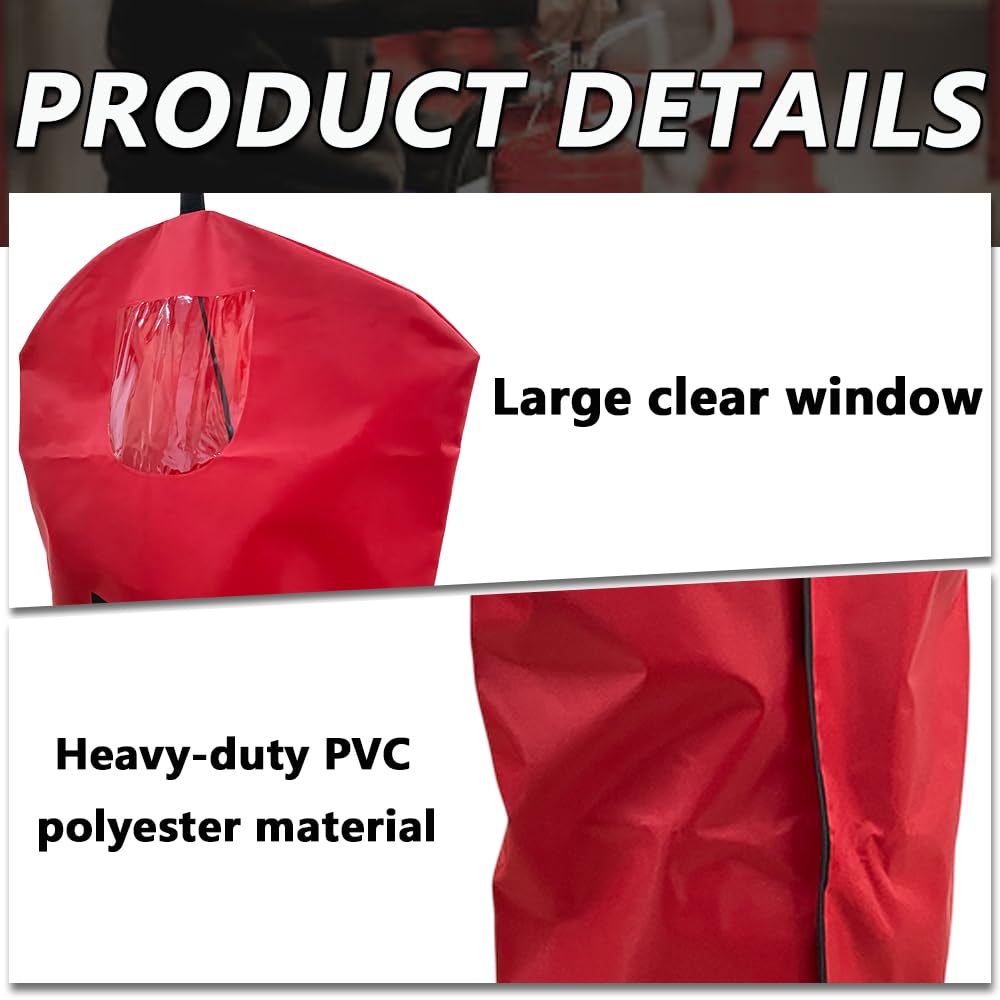 Fire Extinguisher Cover, Heavy Duty Fire Sa-fety Protective Sleeve from scuffs & scratches Accessories,17"Wx22"L, 5 Pcs (5-13LB)