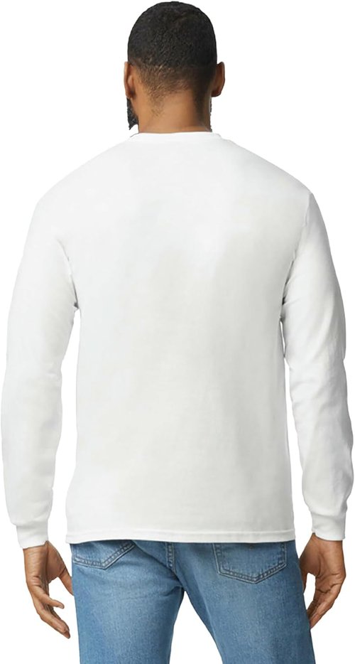 Gildan Heavy Cotton Long Sleeve T-Shirt - Comfortable 2-Pack for Everyday Wear