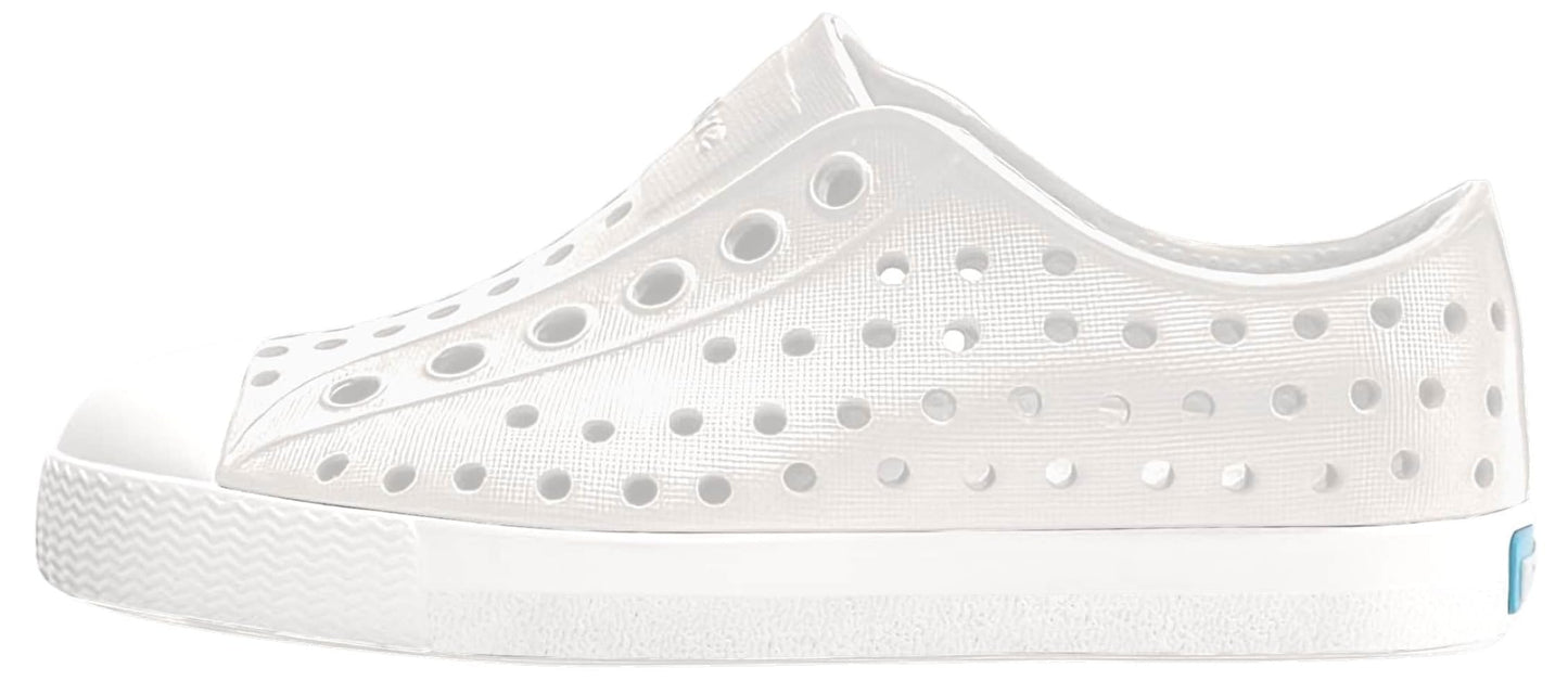 Native Shoes Unisex-Kids Jefferson Sneakers, Shell White/Shell White, 8 Toddler