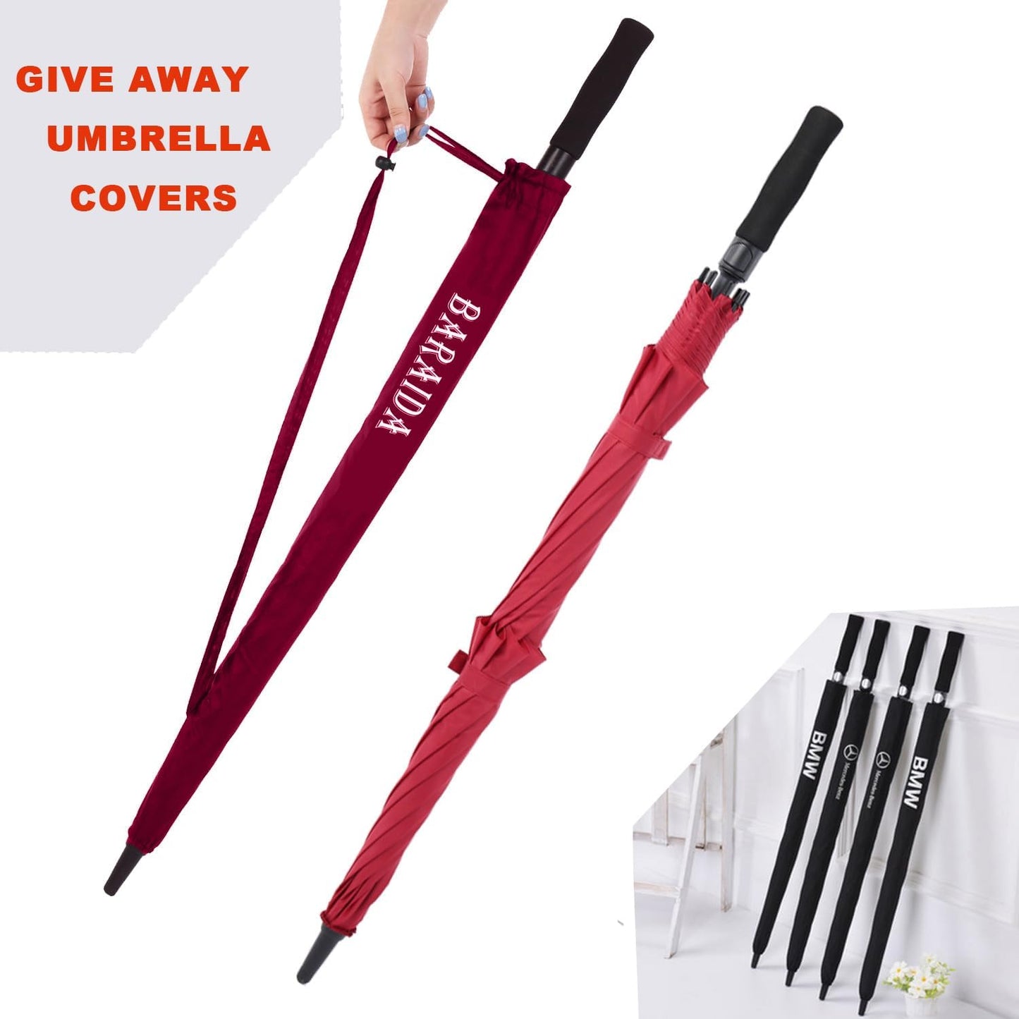 Skiennix Golf Umbrella - Extra Large 72-Inch Double Canopy, Windproof & Waterproof, Automatic Open