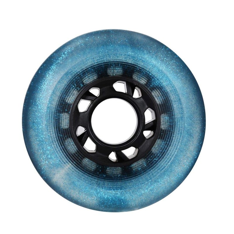 SzBlaZe Roller Skate Wheels, 88A Hardness, Wear-Resisting, Good Grip, PU, Blue, Unisex, 72mm, 76mm, 80mm, 4 Pack