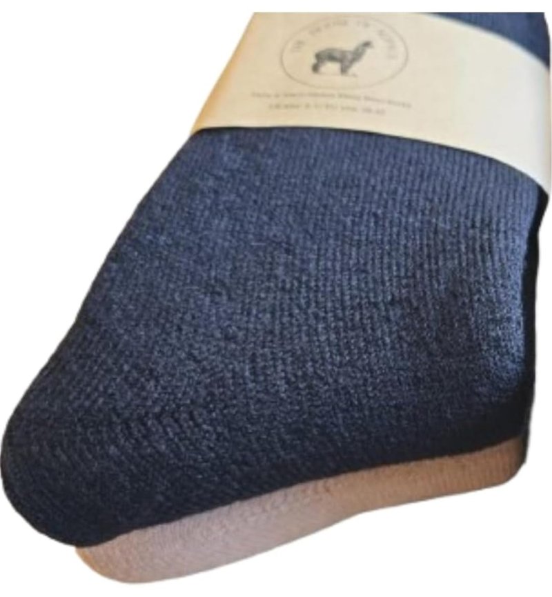 Alpaca Wool Thermal Socks – 2 Pairs (Unisex, Size 6–8)