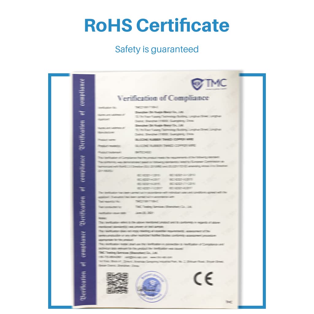 BNTECHGO 14 Gauge Silicone Wire Spool 200 ft Black Flexible 14 AWG Stranded Tinned Copper Wire