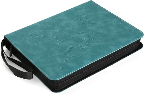 GERMUN 720 Card Binder - Premium 9 Pocket Double-Sided Album for MTG, TCG & Sports Cards | Lake Blue
