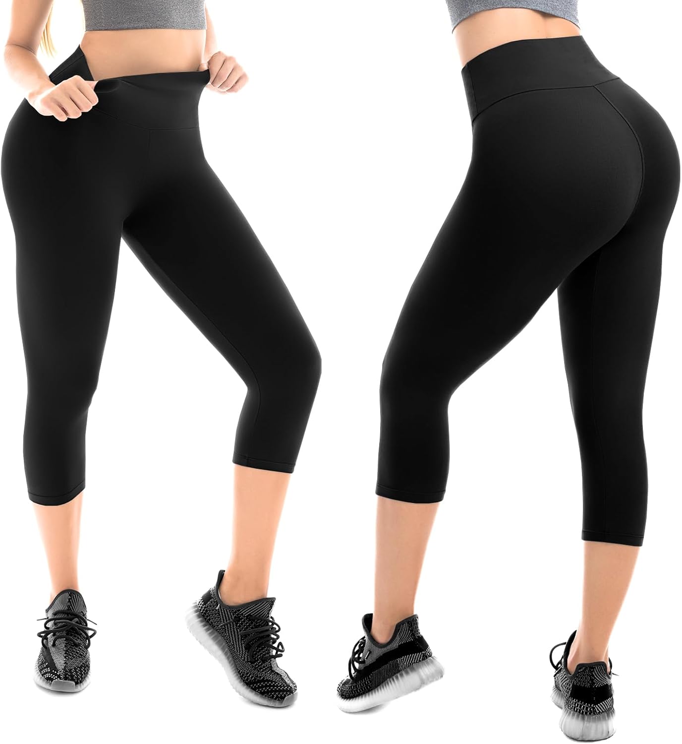 Walifrey Capri Leggings - Buttery Soft High-Waisted Workout Leggings for Women | Perfect for Gym & Yoga