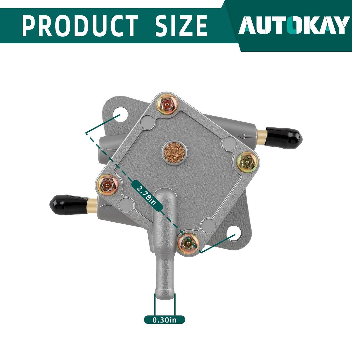AUTOKAY Fuel Pump for EZGO TXT MEDALIST Golf Cart 4-Cycle 295CC 350CC 72021-G01 94-03