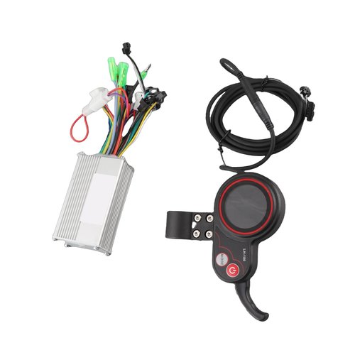 Yosoo Health Gear Electric Scooter Brushless Speed Controller, 48V 250/350W, LCD Display Control Panel with Switch, Color Screen Dual Mode