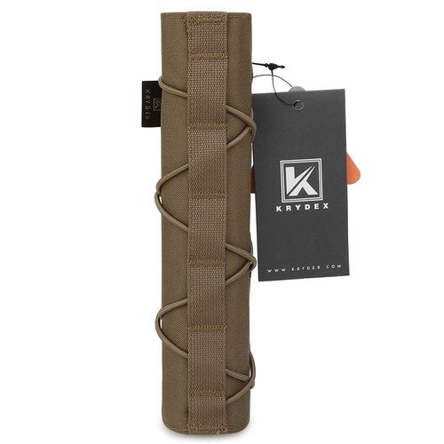 KRYDEX Tactical Airsoft Suppressor Cover 8.66 inch / 22cm (BK)