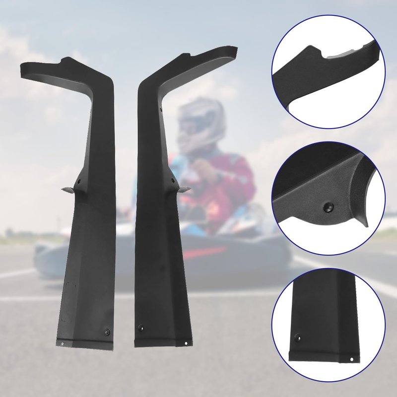 SEBLAFF Floormat Retainer Side Panel Set Replacement for Club Car Precedent Onward 04-15 Golf Cart 105314001 105314101