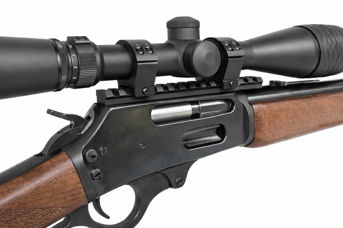 Gotical Marlin Rifle Tactical Pre-Drilled Weaver Picatinny Scope Sight Rail Mount Heavy Duty Attach scopes, Sights, Optics, flashlights, Scope Rings etc (Rail with 25mm Ring)