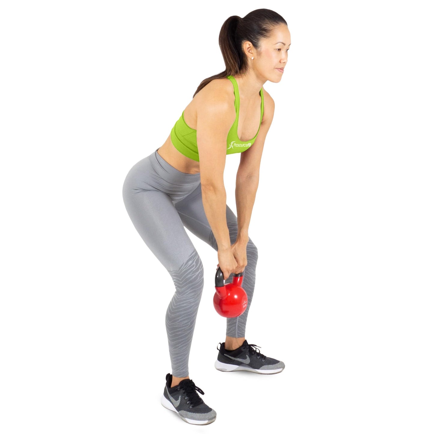 ProsourceFit Vinyl Coated Cast Iron Kettlebells for Full Body Fitness Workouts