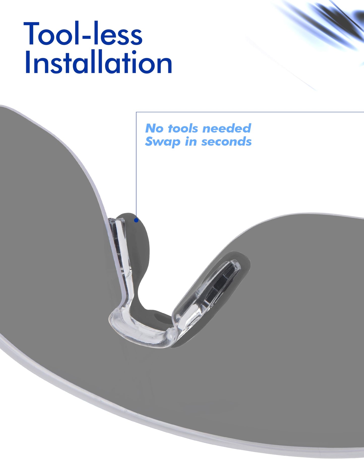 SAUCER Replacement Nose Pieces Pads for Oakley Actuator OO9250 | OO9250A Sunglasses - Standard Grey