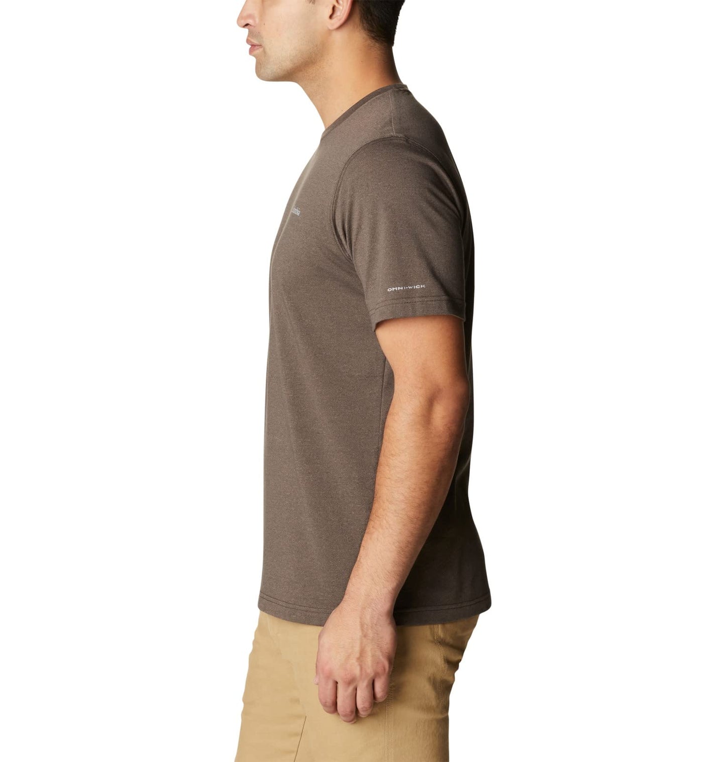 Columbia Men's Thistletown Hills Short Sleeve, Cordovan Heather, 6X Big