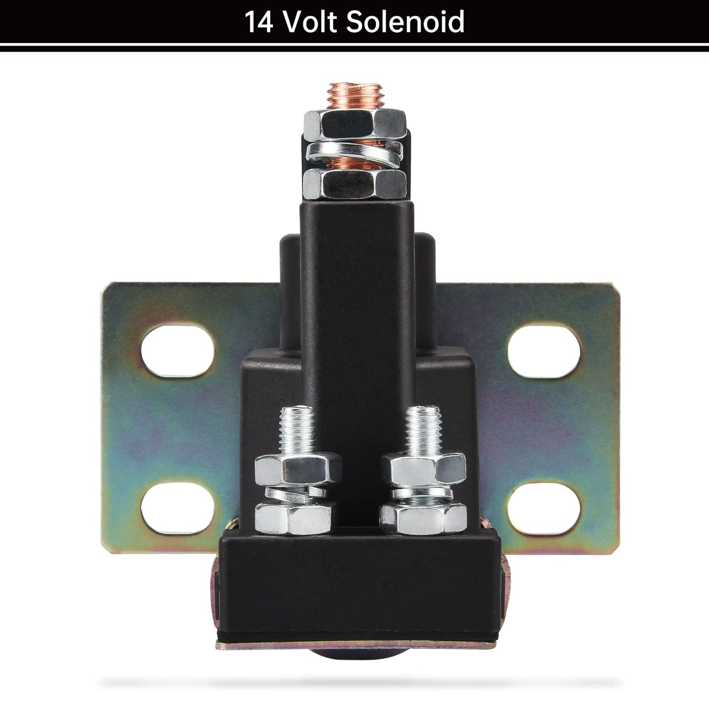Geggkake EZGO TXT 14V 4 Terminal Solenoid, Fits 1994-Up EZGO TXT Gas Golf Cart, OEM# 27153-G01, 27153G01, 612813