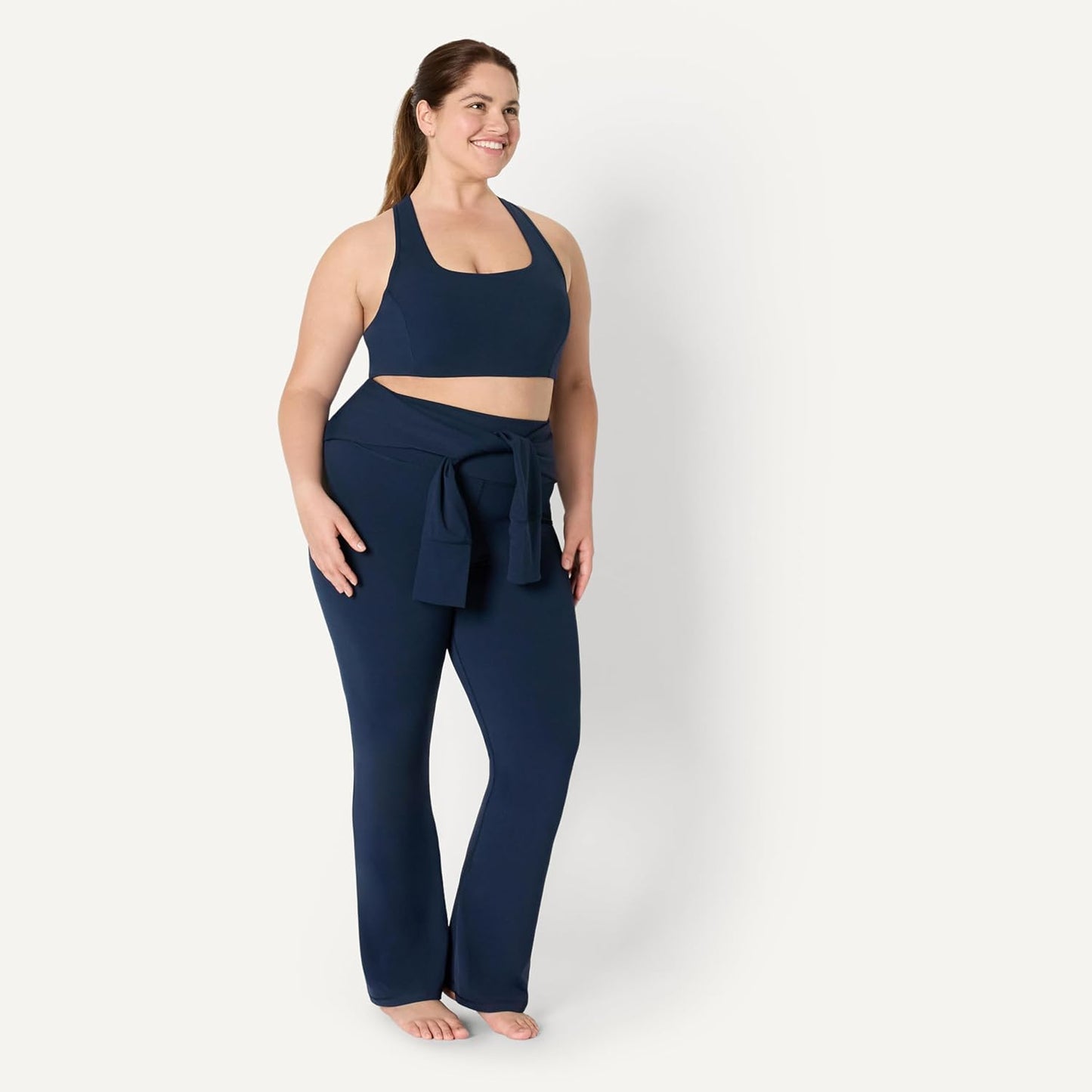 Skiennix Women's Active FormFlex Sports Bra - Buttery Soft Light Support | Square Neck Racerback